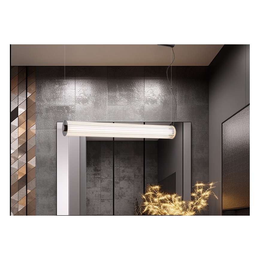 Argon 8628 - LED Luster na lanku HAMPTON LED/60W/230V 3000K 80 cm čierna