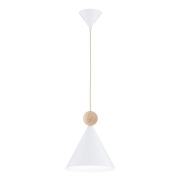 Argon 8629 - Luster na lanku KEGEL 1xE27/15W/230V biela