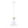 Argon 8629 - Luster na lanku KEGEL 1xE27/15W/230V biela