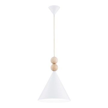 Argon 8632 - Luster na lanku KEGEL 1xE27/15W/230V biela