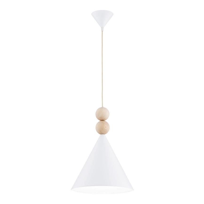 Argon 8632 - Luster na lanku KEGEL 1xE27/15W/230V biela
