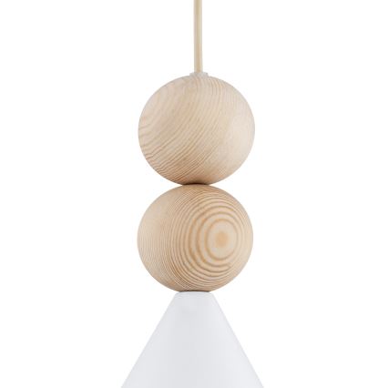 Argon 8632 - Luster na lanku KEGEL 1xE27/15W/230V biela