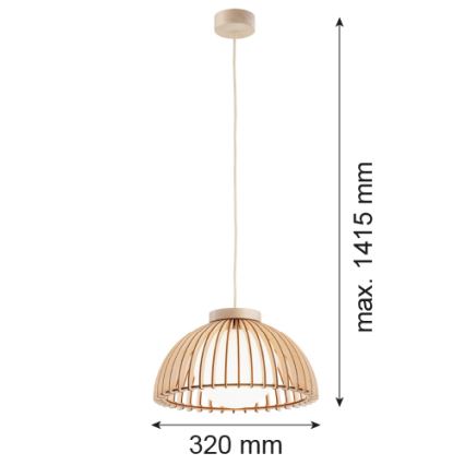 Argon 8634 - Luster na lanku TRE 1xE27/15W/230V