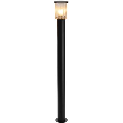Argon 8750 - Vonkajšia lampa NORFOLK 1xE27/15W/230V IP44 124cm čierna