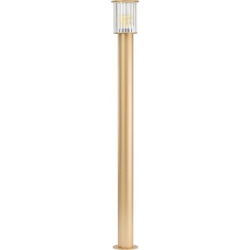 Argon 8754 - Vonkajšia lampa NORFOLK 1xE27/15W/230V IP44 124cm zlatá