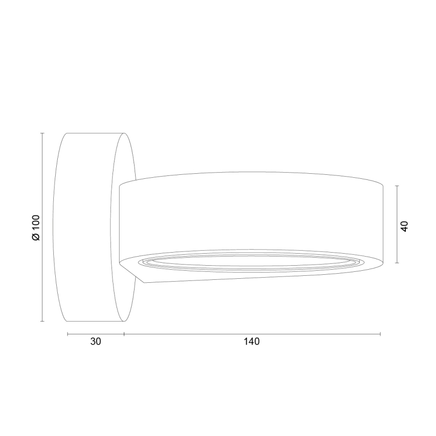 Argon 8899 - Nástenné svietidlo LOTUS 1xGX53/12W/230V zlaté