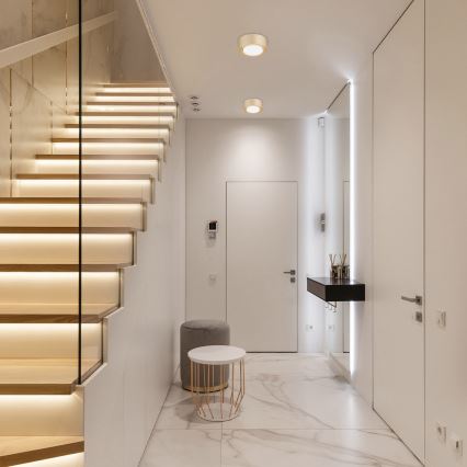 Argon 8903 - Stropné svietidlo ELORA 1xGX53/7W/230V, priemer 11 cm, zlaté