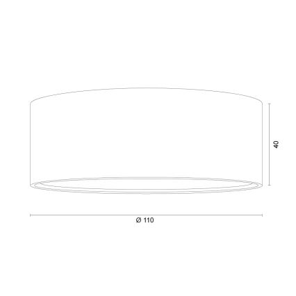 Argon 8915 - Stropné svietidlo ELORA 1xGX53/7W/230V pr. 11 cm biela