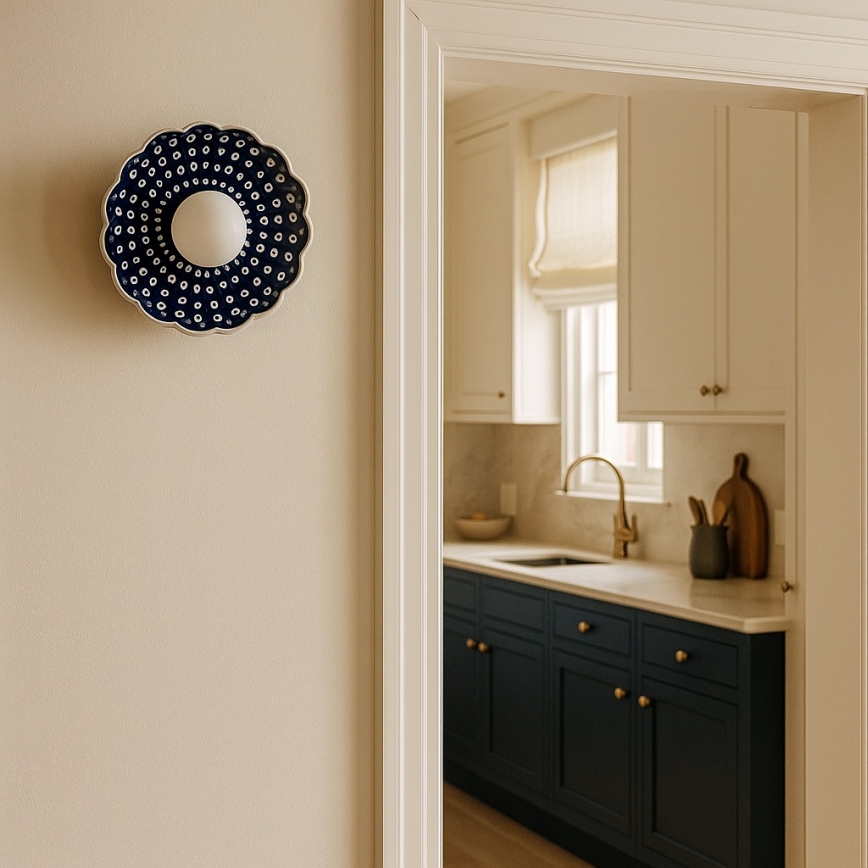 Argon 8933 - Nástenné svietidlo BOLL 1xG9/6W/230V modrá