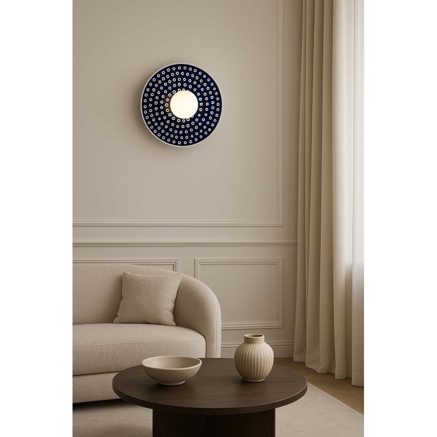 Argon 8935 - Modré nástenné svietidlo BOLL 1xG9/6W/230V