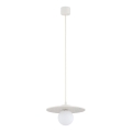 Argon 8949 - Závesný luster na lanku BOLL 1xG9/6W/230V biela
