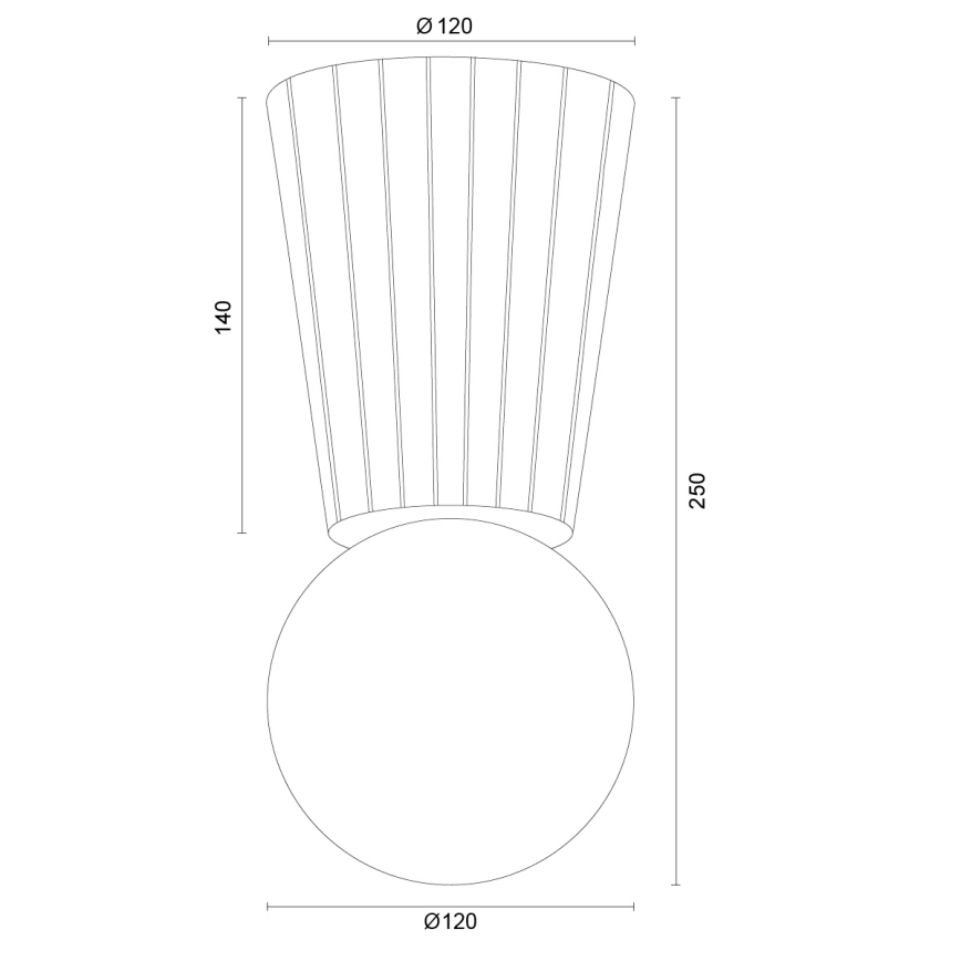 Argon 8973 - Kúpeľňové stropné svietidlo VOLANTE 1xG9/6W/230V IP44 pr. 12 cm béžové
