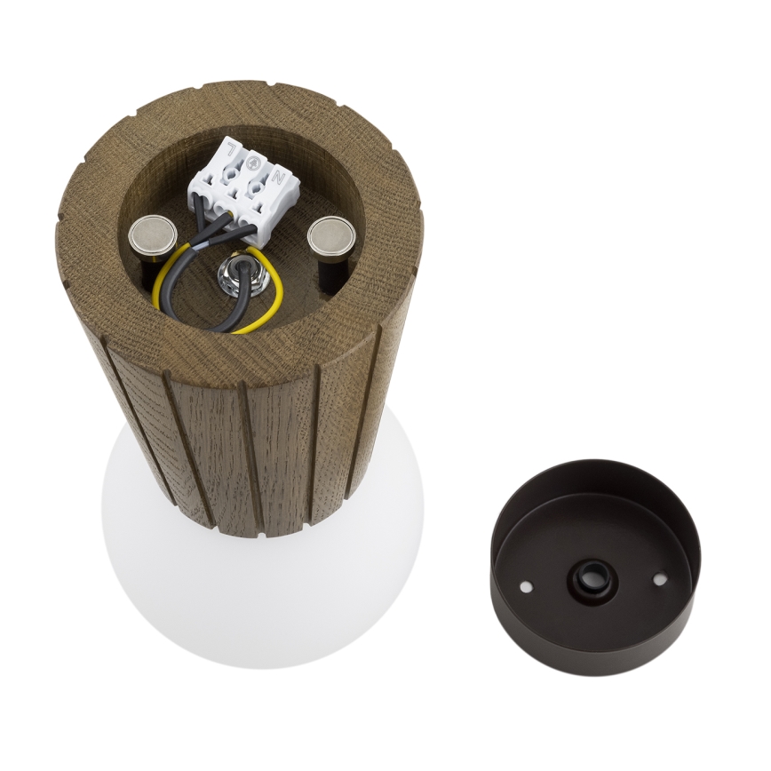 Argon 8974 - Kúpeľňové stropné svietidlo VOLANTE 1xG9/6W/230V IP44 pr. 12 cm hnedé