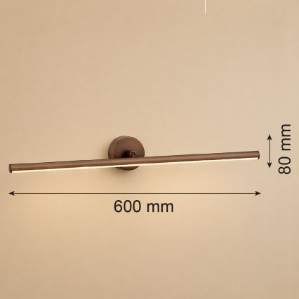 Argon 8995 - LED obrazové svietidlo MIRI LED/10,8W/230V 3000K 60 cm hnedá