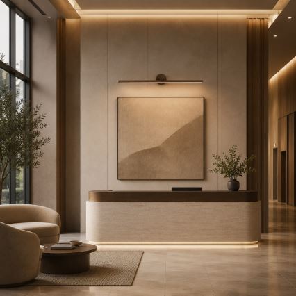 Argon 8997 - LED Obrazové svietidlo MIRI LED/18W/230V 3000K 100 cm hnedá
