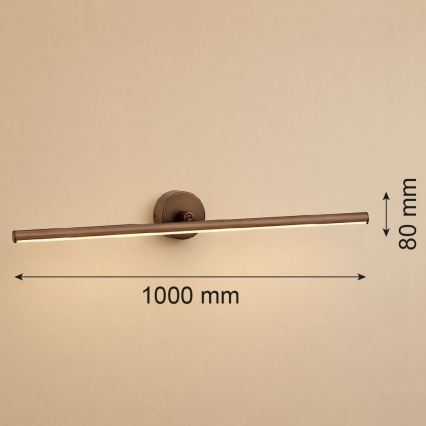 Argon 8997 - LED Obrazové svietidlo MIRI LED/18W/230V 3000K 100 cm hnedá