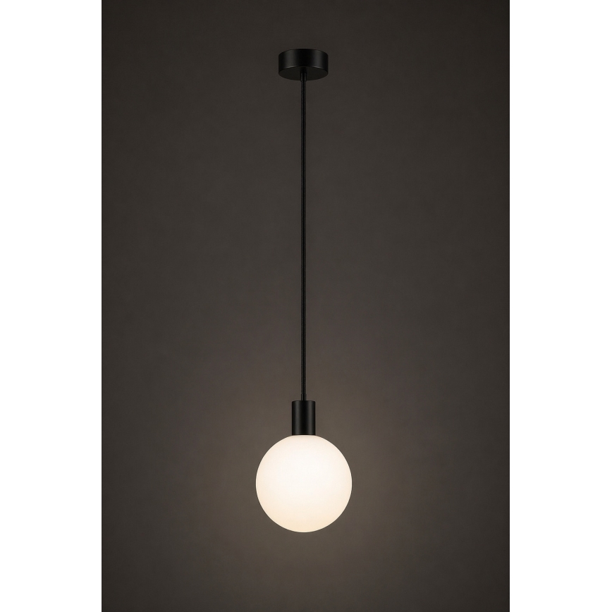 Argon 9005 - Vonkajší luster na lanku ORE 1xG9/6W/230V čierna
