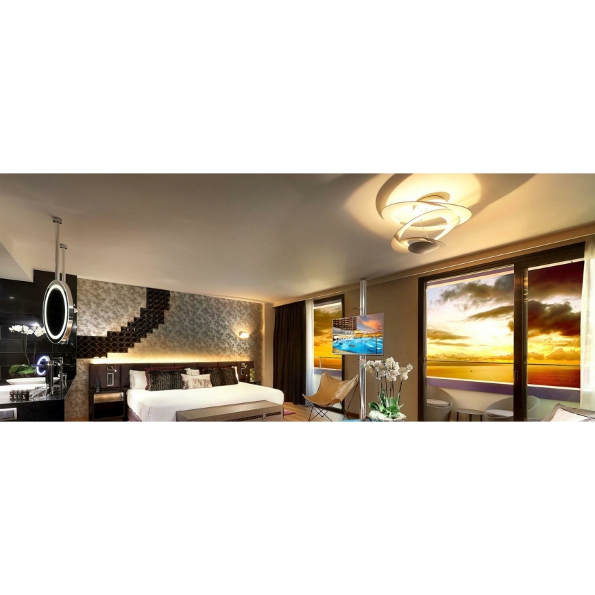 Artemide 1253110A - LED Stmievateľné stropné svietidlo PIRCE LED/44W/230V 3000K biela