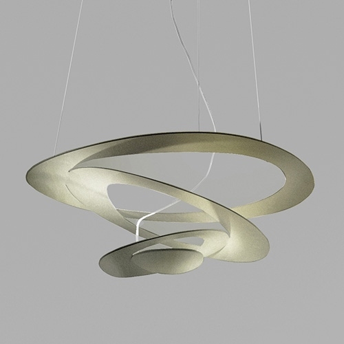 Artemide 1254120A - LED Stmievateľný luster na lanku PIRCE LED/44W/230V 3000K zlatá