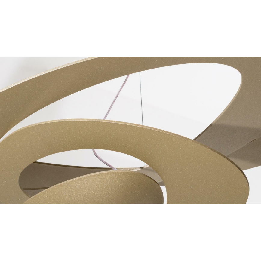 Artemide 1254120A - LED Stmievateľný luster na lanku PIRCE LED/44W/230V 3000K zlatá