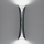 Artemide 1373010A - Nástenné svietidlo CADMO 2xGU10/10W/230V čierna