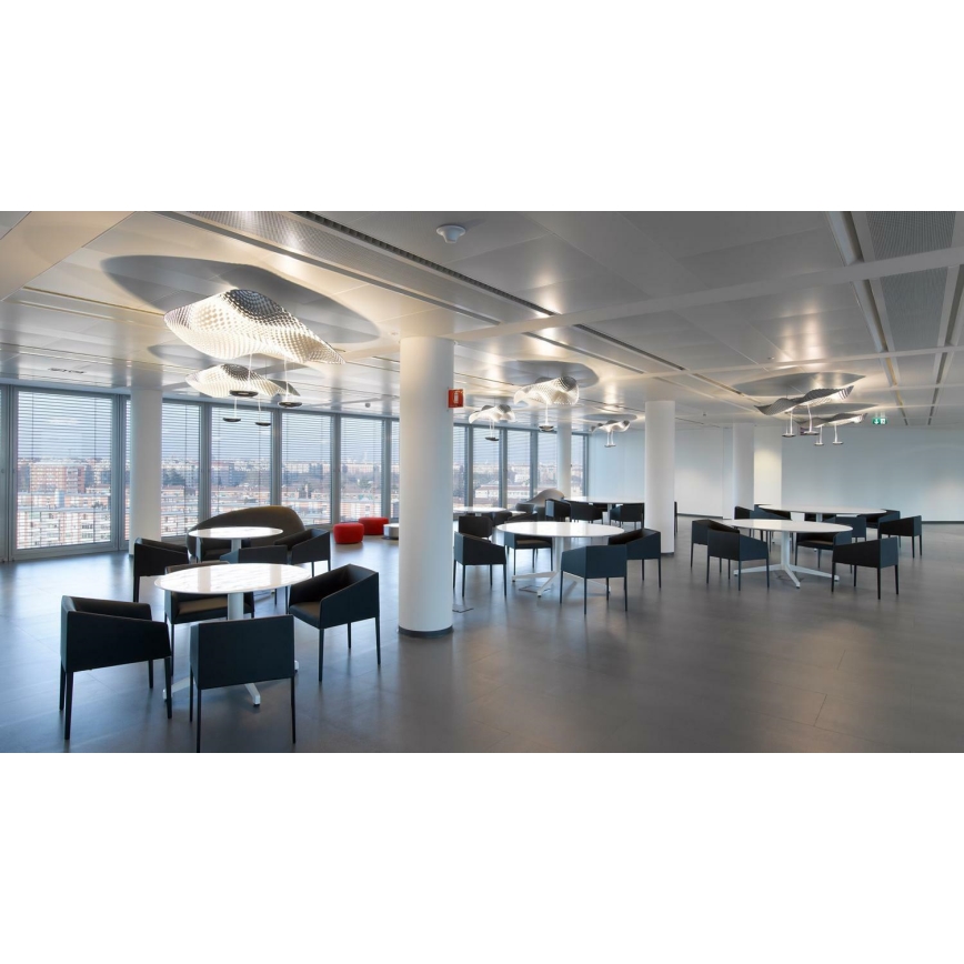 Artemide 1513010A - Luster na lanku COSMIC ANGEL 2xR7s/11W/230V lesklý chróm