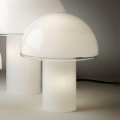 Artemide A006300 - Stolná lampa ONFALE 1xE14/5W/230V + 1xE27/13W biela