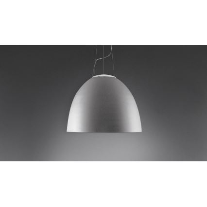Artemide A242910 - Luster na lanku NUR 2xR7s/11W/230V šedá