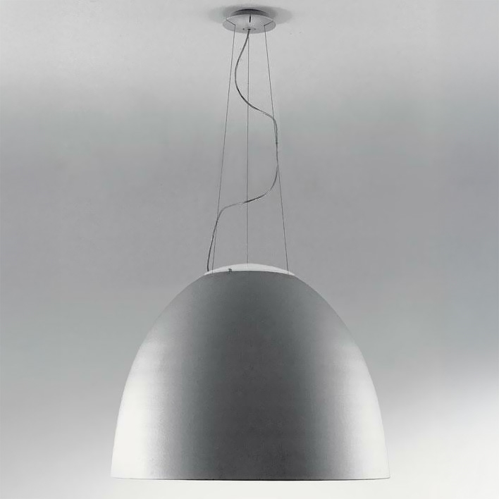 Artemide A243210 - LED Stmievateľný luster na lanku NUR LED/80W/230V 3000K pr. 90 cm šedá