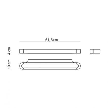 Artemide AR 1913040A - LED Nástenné svietidlo TALO 60 1xLED/25W/230V