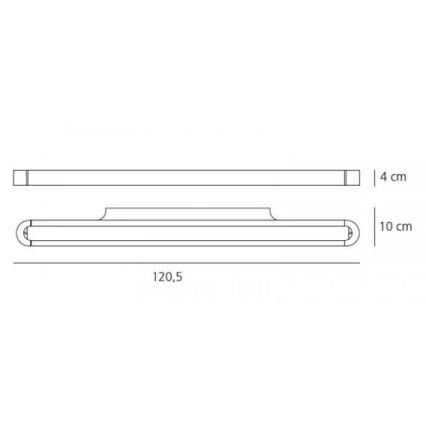 Artemide AR 1917010A - LED nástenné svietidlo TALO 120 LED/51W/230V