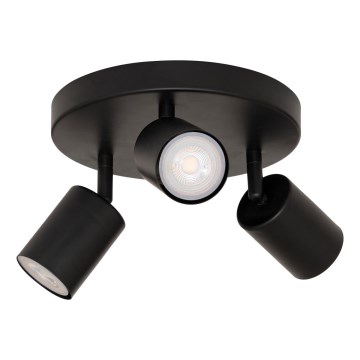Atmosphera - Bodové svietidlo VICO 3xGU10/25W/230V čierne