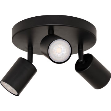 Atmosphera - Bodové svítidlo VICO 3xGU10/25W/230V černé