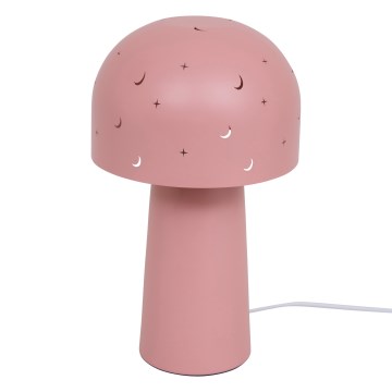 Atmosphera - Detská stolná lampa STARRY MUSHROOM 1xE14/25W/230V ružová