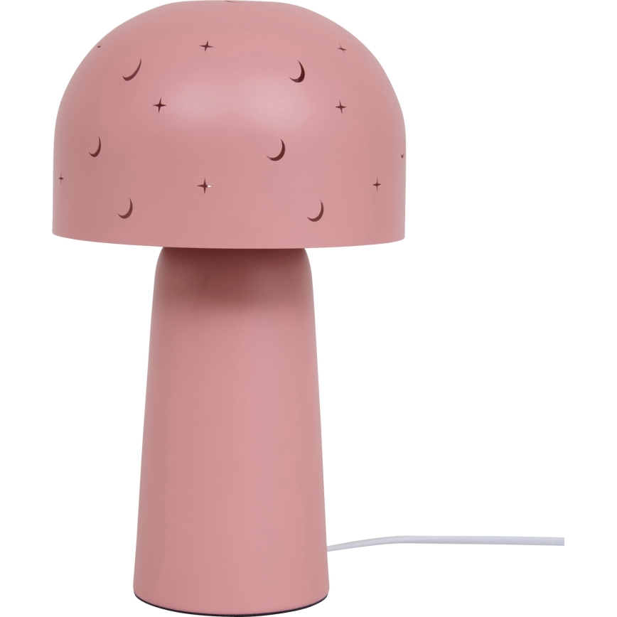 Atmosphera - Detská stolná lampa STARRY MUSHROOM 1xE14/25W/230V ružová
