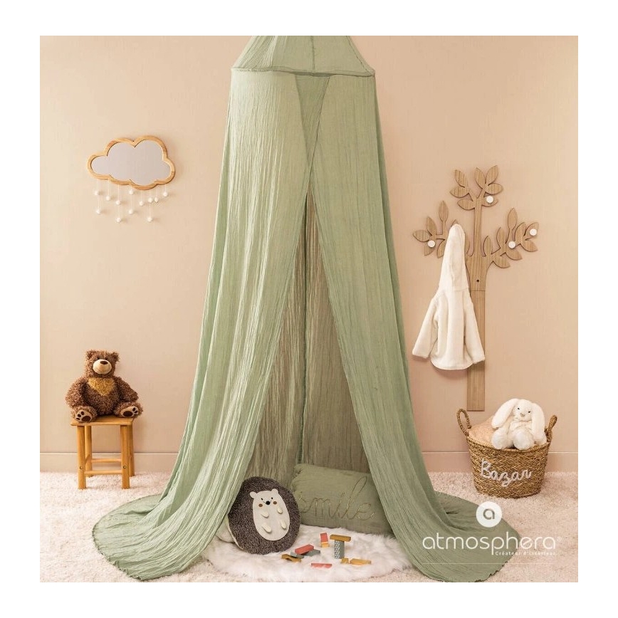 Atmosphera - Detské nástenné zrkadlo CLOUD 40x36 cm kaučukovník