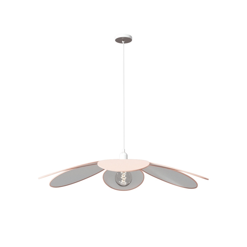 Atmosphera - Detský luster na lanku PETAL 1xE27/40W/230V priemer 64 cm ružový