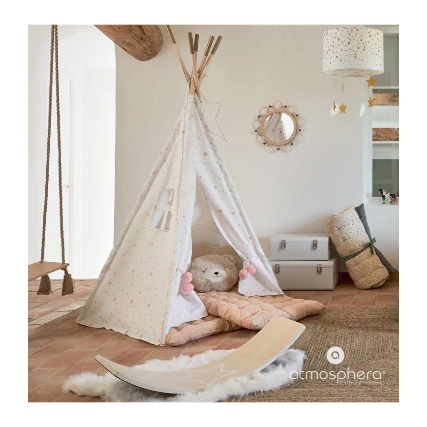 Atmosphera - Detský luster na lanku STARS 1xE27/40W/230V