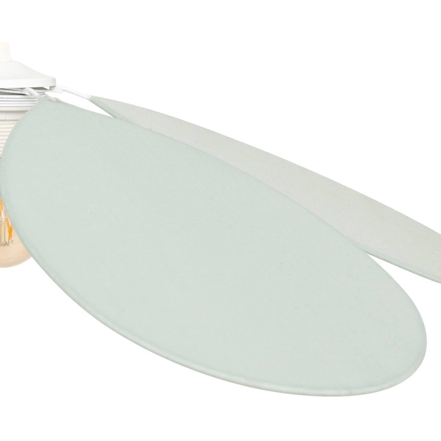 Atmosphera - Detský závesný luster na lanku PETAL 1xE27/40W/230V, priemer 72 cm, mintový