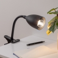 Atmosphera - Lampa s klipom SILY 1xE14/7W/230V čierna