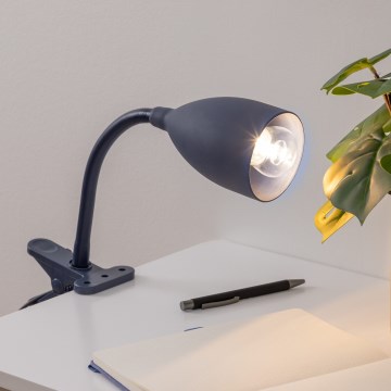 Atmosphera - Lampa s klipom SILY 1xE14/7W/230V modrá