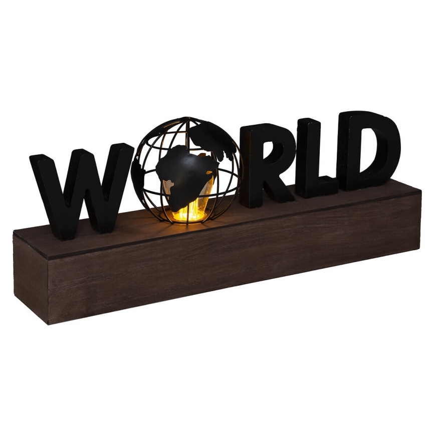 Atmosphera - LED Dekorácia WORLD LED/2xAAA