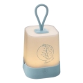 Atmosphera - LED dotykové detské dobíjateľné nočné svetlo RABBIT, LED/3,7 V 1200 mAh, modré