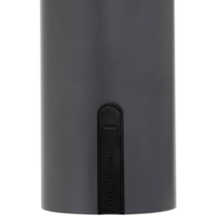 Atmosphera - LED Nabíjacia vonkajšia dotyková stolná lampa JANY LED/3,7V 22 cm 2200 mAh IP44 čierna