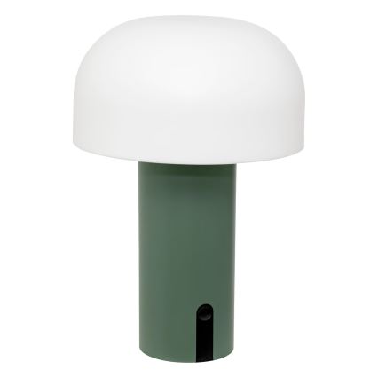 Atmosphera - LED Nabíjacia vonkajšia dotyková stolná lampa JANY LED/3,7V 22 cm 2200 mAh IP44 zelená