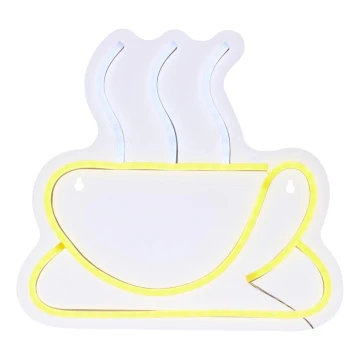 Atmosphera - LED neónová nástenná dekorácia CAFÉ LED/5V