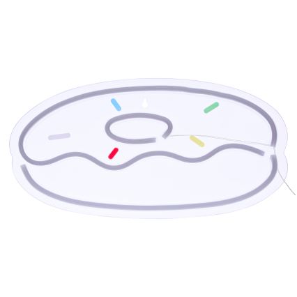 Atmosphera - LED neónová nástenná dekorácia DONUT LED/5V