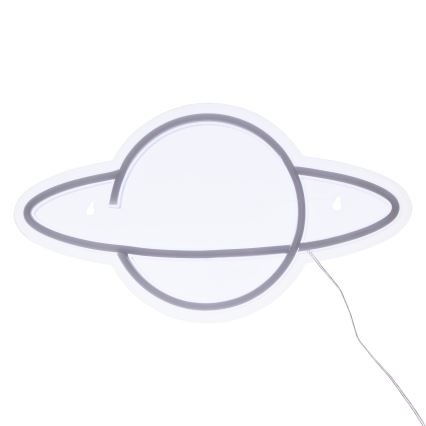 Atmosphera - LED neónová nástenná dekorácia PLANET LED/5V