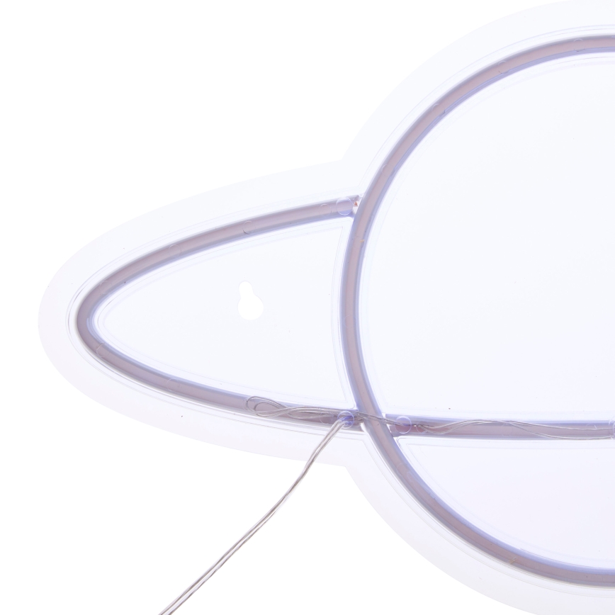 Atmosphera - LED neónová nástenná dekorácia PLANET LED/5V