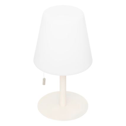 Atmosphera - LED RGBW Nabíjacia vonkajšia stolná lampa ZACK LED/3,7V 1200 mAh IP44 béžová
